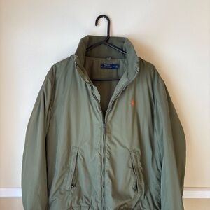 Ralph Lauren Olive Windbreaker Jacket
